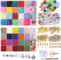 25000 Pcs 24 Girds DIY Acrylic Bead A-Z Letter Beads and Polymer Soft Clay Kit For Bracelet Making V571-728040811263