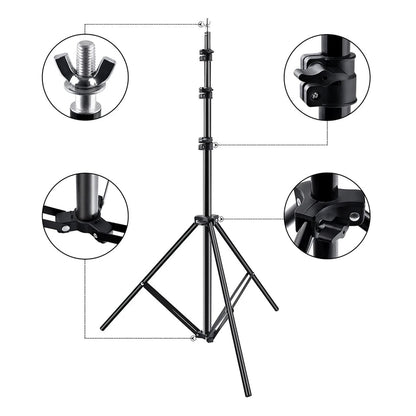 2.6M*3M Heavy Duty Backdrop Support System for Photography Background Photo Video Studio V571-HZ260CMBGSST