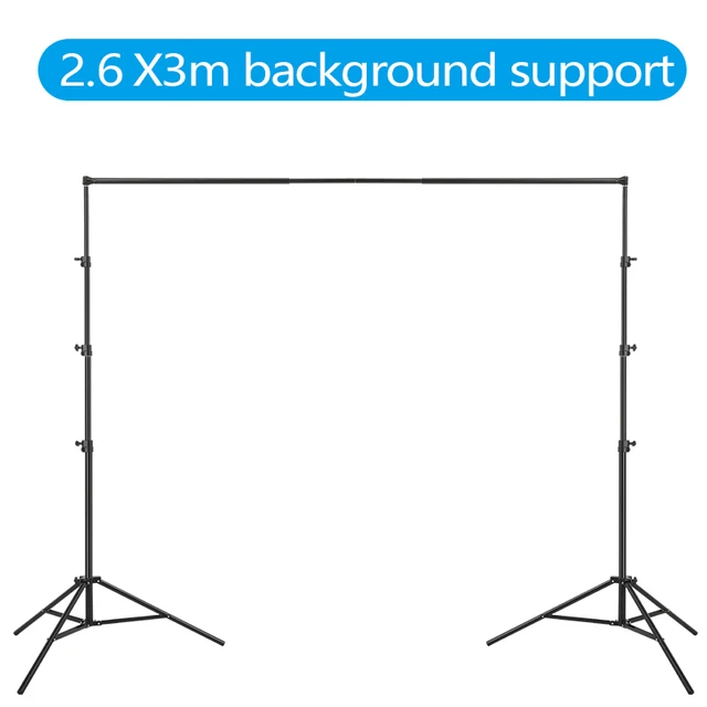 2.6M*3M Heavy Duty Backdrop Support System for Photography Background Photo Video Studio V571-HZ260CMBGSST