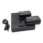 Hridz BLK22 Battery and Dual charger pack for Panasonic DMW-BLK22 LUMIX DSLR - combo-pack V571-HZDMWBLK22-COMBO