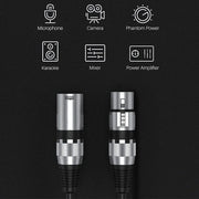 1m Hridz XLR Cable Male To Female Audio Output and Input Apply To KTV Microphone V571-HZMFXLRCABLE-1M