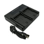 Hridz DMW-BLF19 Dual Charger For Panasonic GH3 & GH4 camera batteries V571-TFDCB2B1C1BDMWBLF19-C