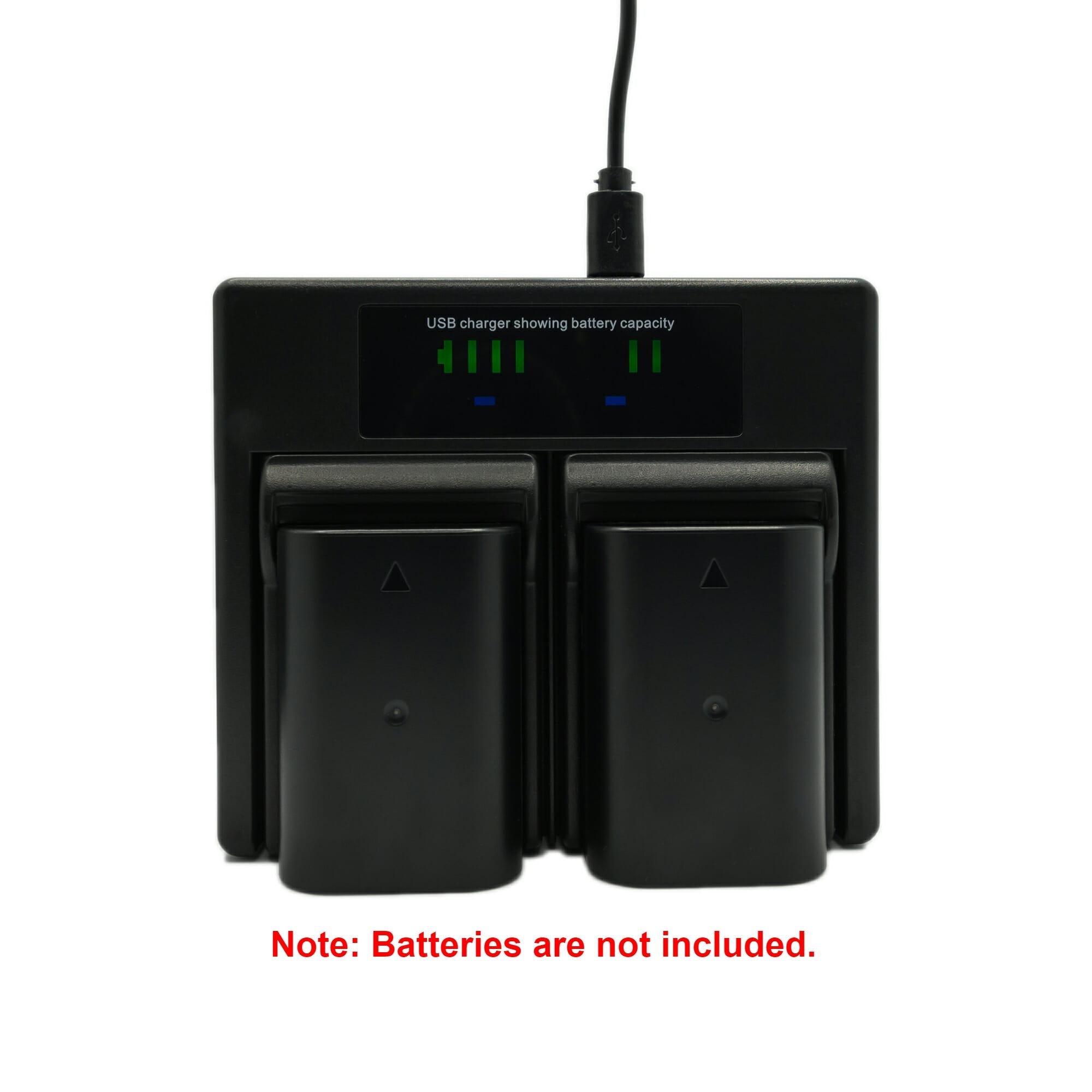 Hridz DMW-BLF19 Dual Charger For Panasonic GH3 & GH4 camera batteries V571-TFDCB2B1C1BDMWBLF19-C