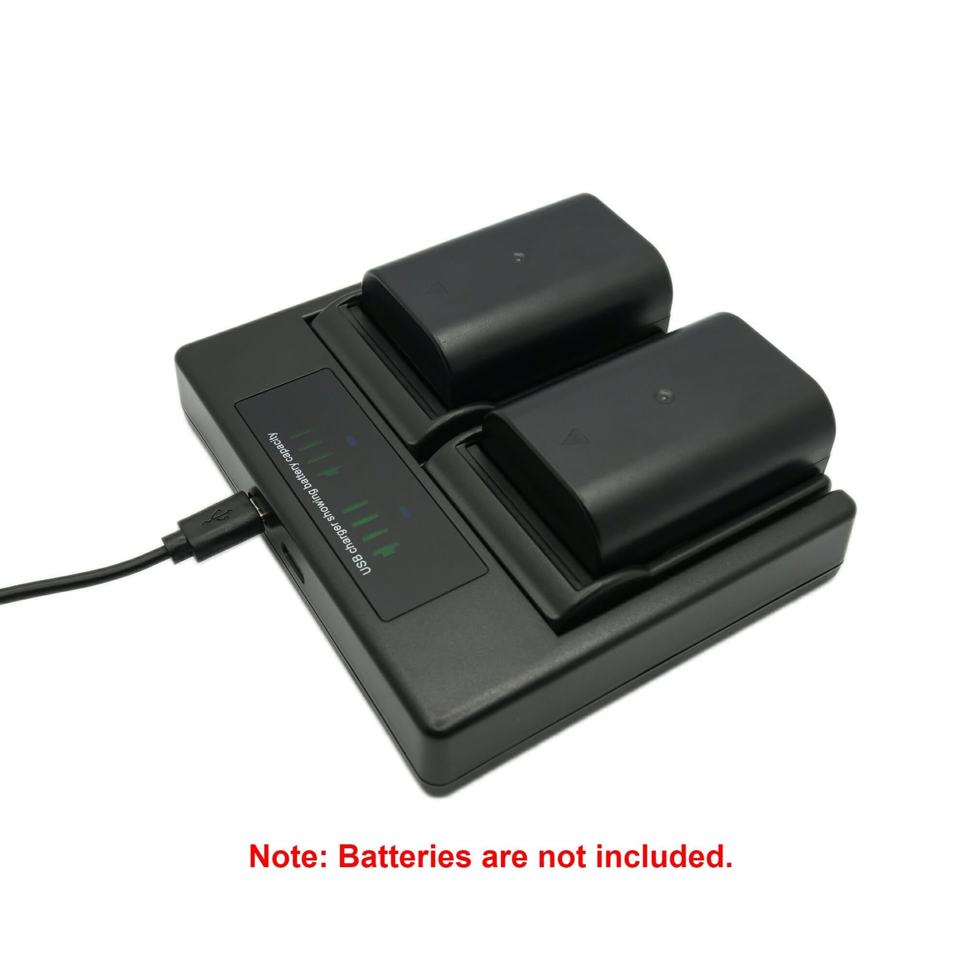 Hridz DMW-BLF19 Dual Charger For Panasonic GH3 & GH4 camera batteries V571-TFDCB2B1C1BDMWBLF19-C