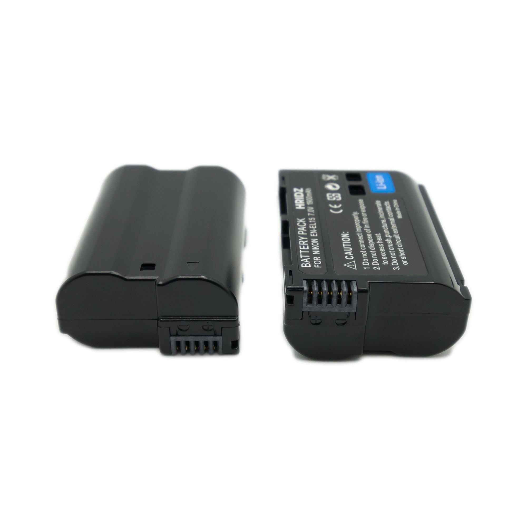 Hridz EN-EL15 Battery & Charger set for Nikon Z6, Z7, D780, D500, D600, D610, D750, D800, D810, D810a, D850 V571-TFDCB2B1C1BENEL15