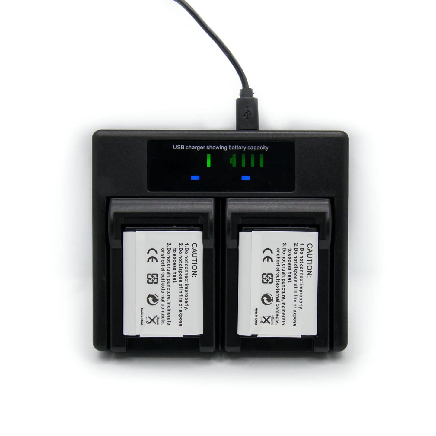 HRIDZ EN-EL23 Battery & Charger Set For Nikon Coolpix B700 S810c P600 P610S V571-TFDCB2B1C1BENEL23