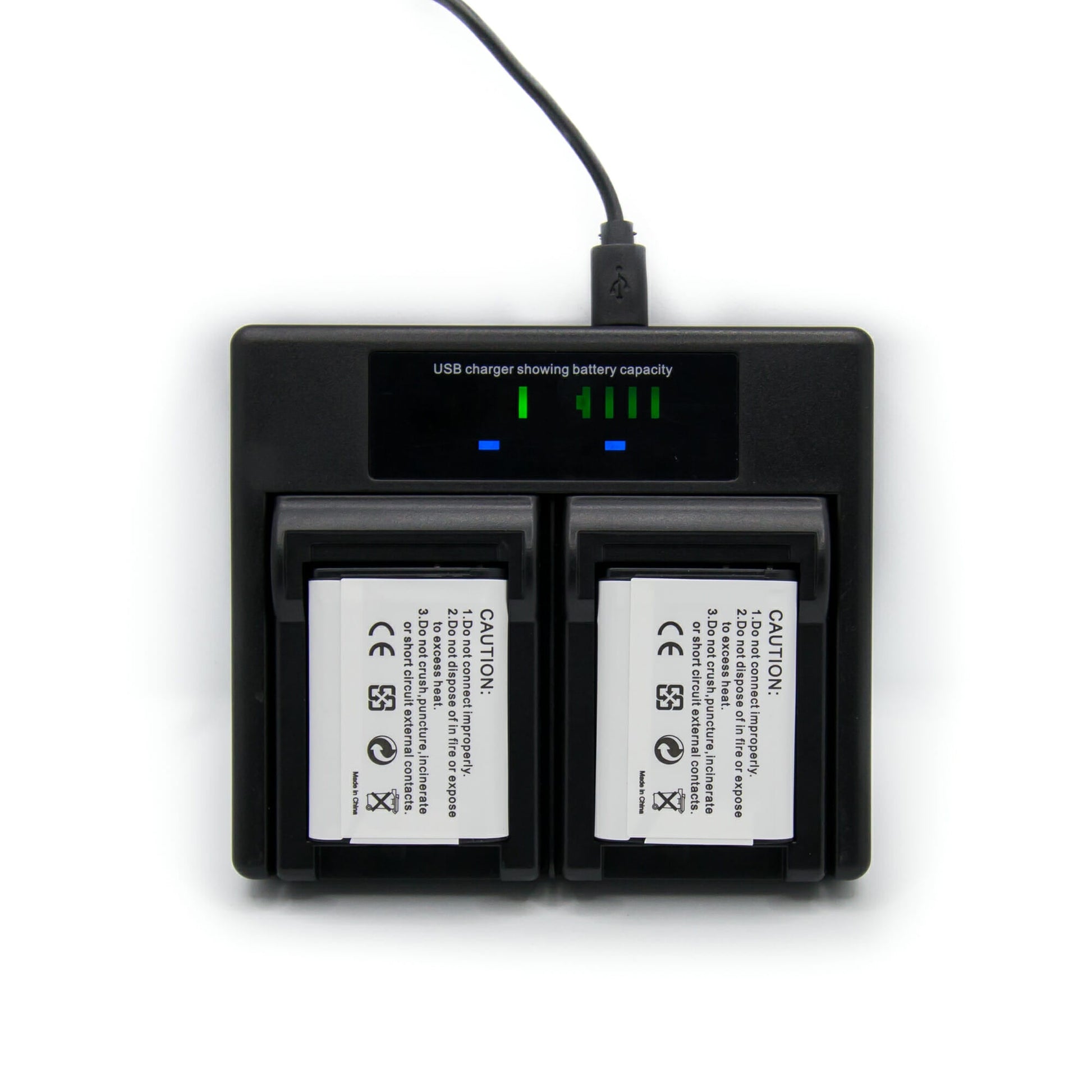 HRIDZ EN-EL23 Battery & Charger Set For Nikon Coolpix B700 S810c P600 P610S V571-TFDCB2B1C1BENEL23