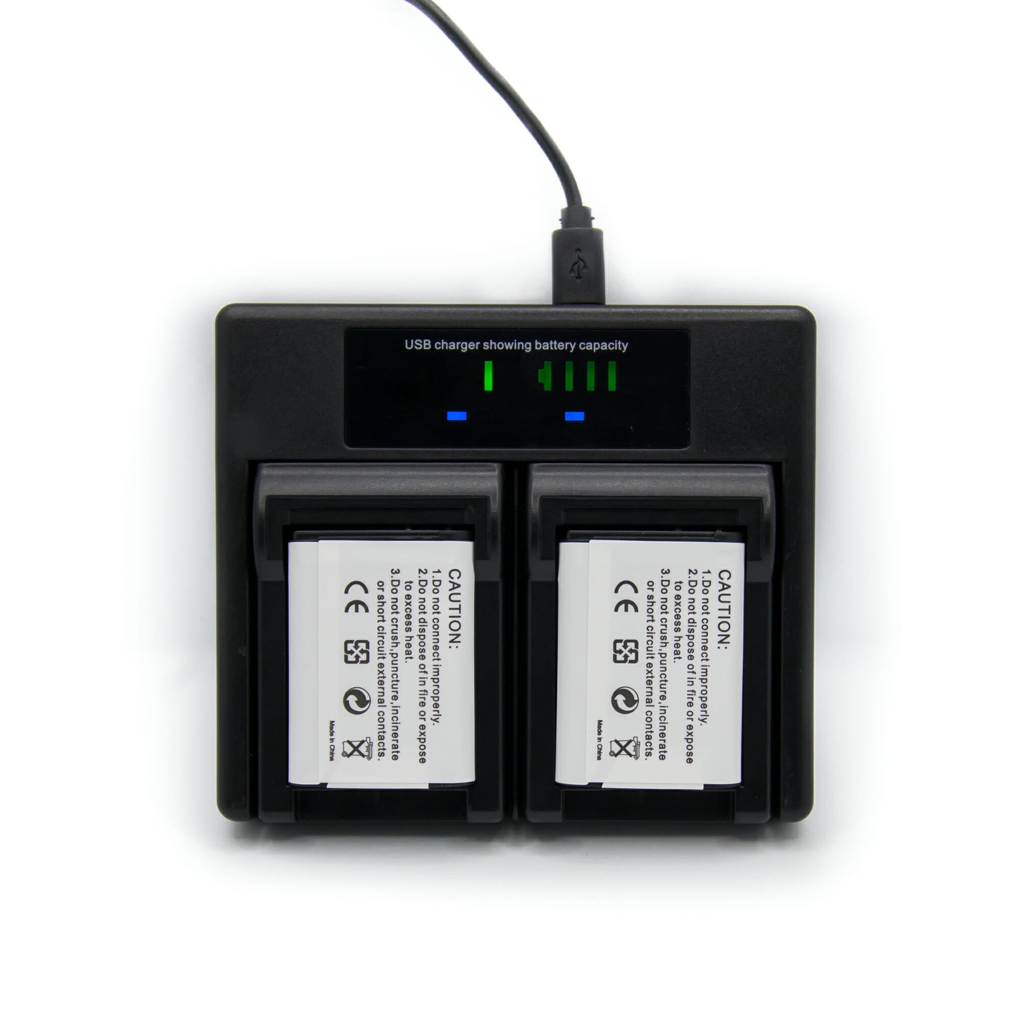 HRIDZ EN-EL23 Battery & Charger Set For Nikon Coolpix B700 S810c P600 P610S V571-TFDCB2B1C1BENEL23