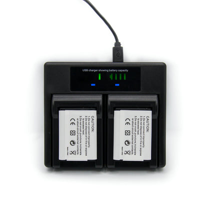 HRIDZ EN-EL23 Battery & Charger Set For Nikon Coolpix B700 S810c P600 P610S V571-TFDCB2B1C1BENEL23