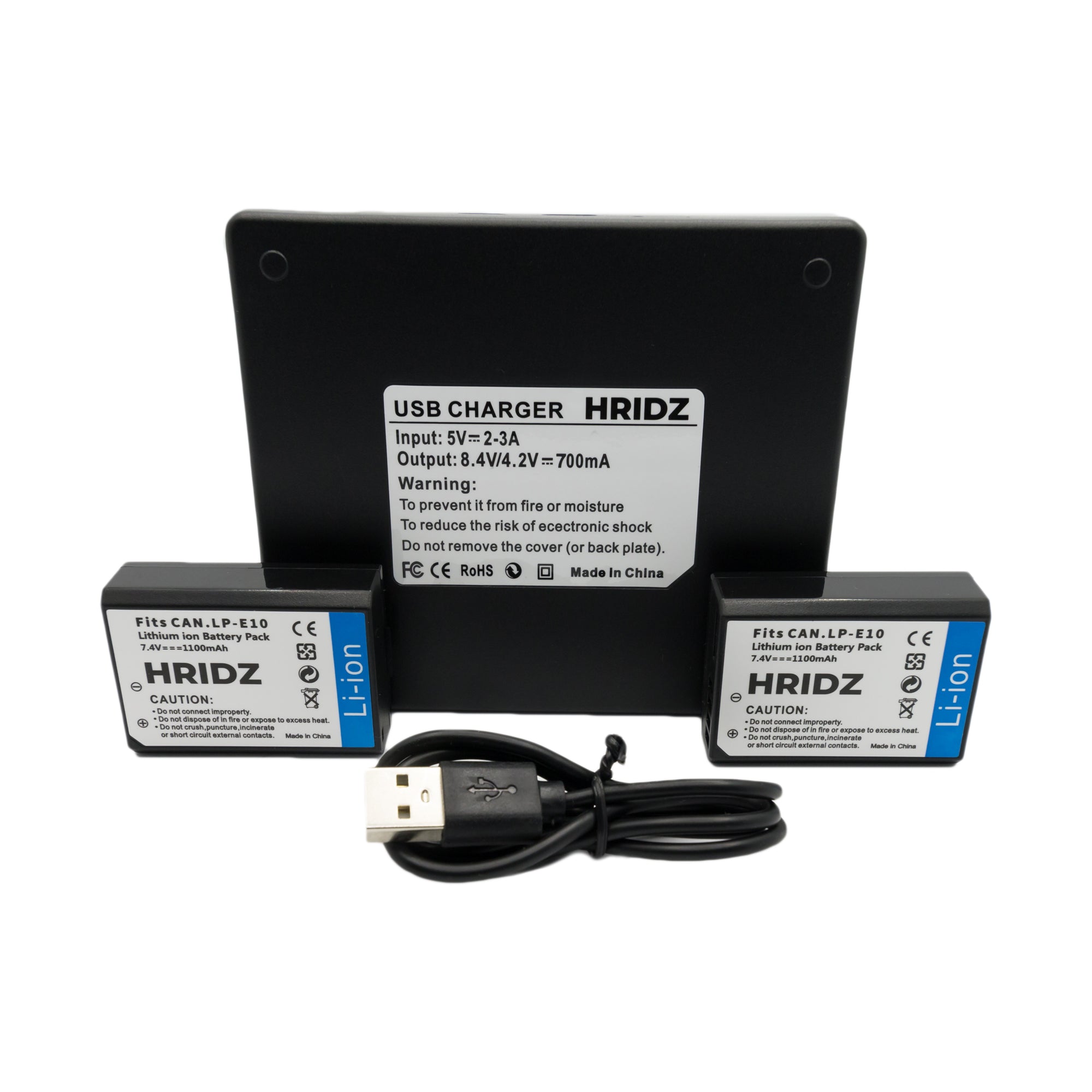 Hridz LP-E10 battery pack for Canon EOS 3000D EOS 1500D EOS 1300D EOS 1200D EOS 1100D V571-TFDCB2B1C1BLPE10