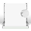 Hridz 2x3m White Backdrop For Photography Videos Events Photoshoot V571-WHITEBGMUSLIN