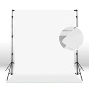 Hridz 2x3m White Backdrop For Photography Videos Events Photoshoot V571-WHITEBGMUSLIN