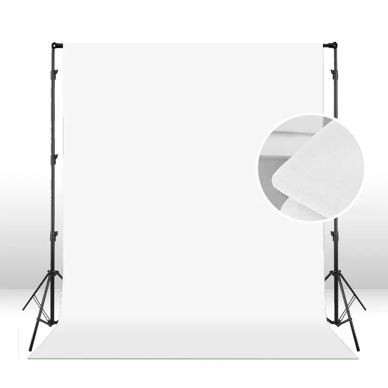 Hridz 2x3m White Backdrop For Photography Videos Events Photoshoot V571-WHITEBGMUSLIN