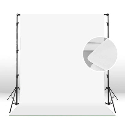 Hridz 2x3m White Backdrop For Photography Videos Events Photoshoot V571-WHITEBGMUSLIN