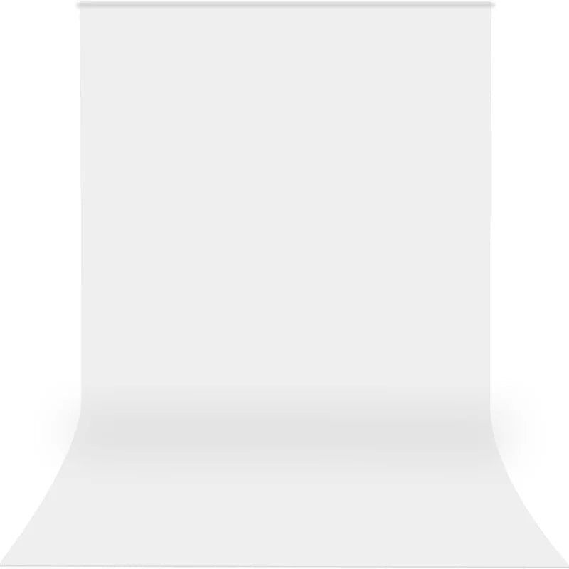 Hridz 2x3m White Backdrop For Photography Videos Events Photoshoot V571-WHITEBGMUSLIN