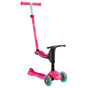 Globber GO UP SPORTY Lights with Stabilizer - Fuchsia/ Dark Pink V572-452-610-4S