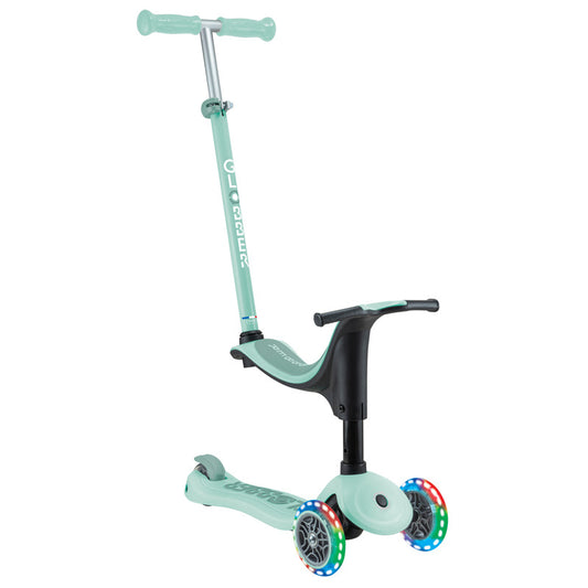 Globber GO UP SPORTY Lights with Stabilizer - Mint V572-452-706-4S
