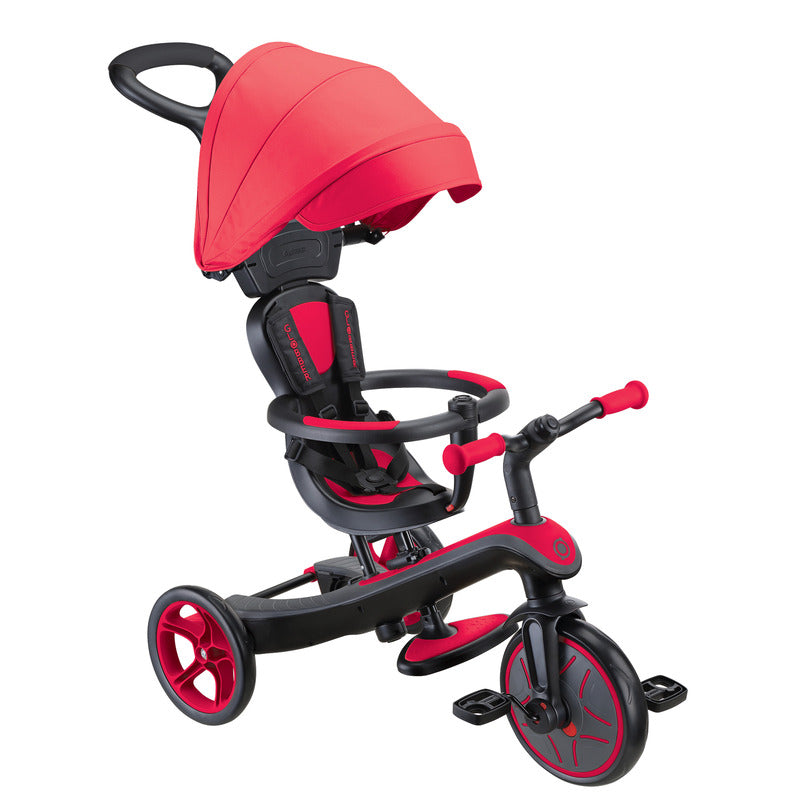 Globber Explorer Trike 4in1 - New Red V572-634-102-AUS