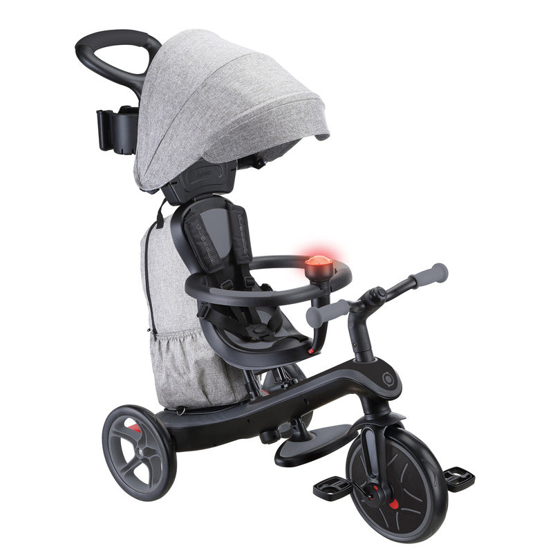 Globber EXPLORER Trike 4in1 DELUXE PLAY -Black/Grey V572-636-120-AUS