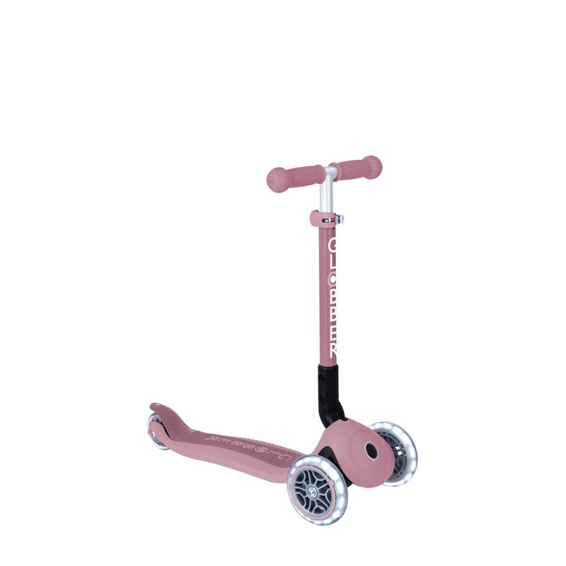 Globber ECOLOGIC JUNIOR Foldable Scooter Lights - Berry V572-692-510-2