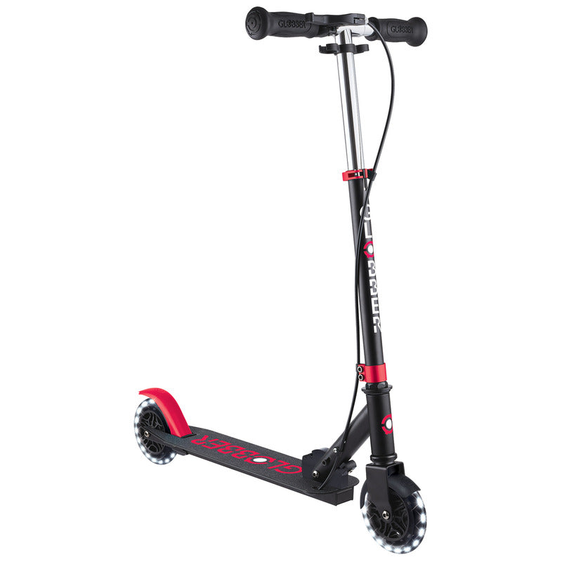 Globber Flow Element Junior Lights - Black/Red V572-729-102