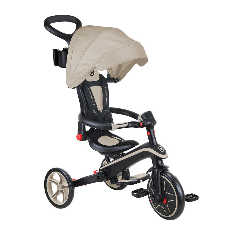 Globber EXPLORER Trike 4in1 FOLDABLE - Taupe V572-732-466-2-AUS
