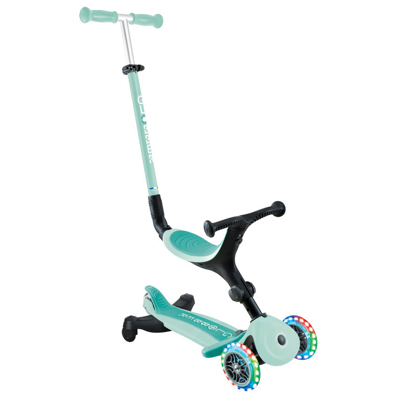 Globber Go Up Active Lights 360 - Mint/Dark Mint V572-749-206