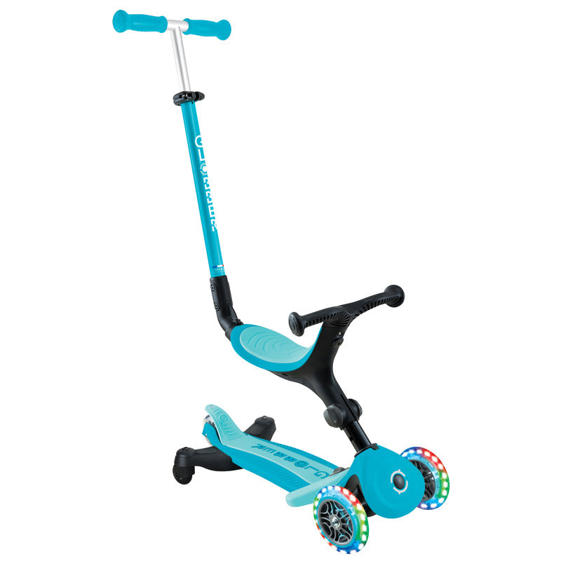 Globber Go Up Active Lights 360 - Aqua/Soft Cyan V572-749-300