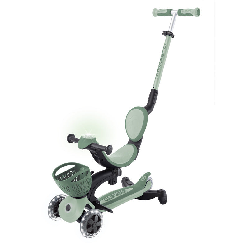 Globber Go Up Baby Lights 360 - Sage/Olive V572-844-104