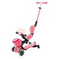 Globber Go Up Baby Lights 360 - Pastel Pink/ Deep Pastel Pink V572-844-210