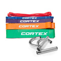 CORTEX Resistance Bands Set & Handles V572-BANDRESIST-SET5HANDLE
