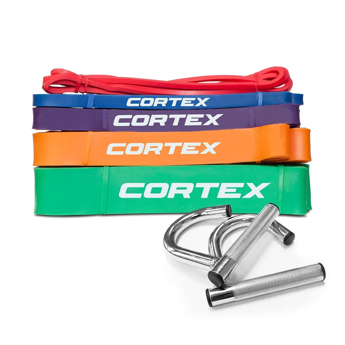 CORTEX Resistance Bands Set & Handles V572-BANDRESIST-SET5HANDLE