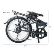 Progear Bikes Nomad Folding Bike 20" in Grey V572-BIKPNOMAD20GRY
