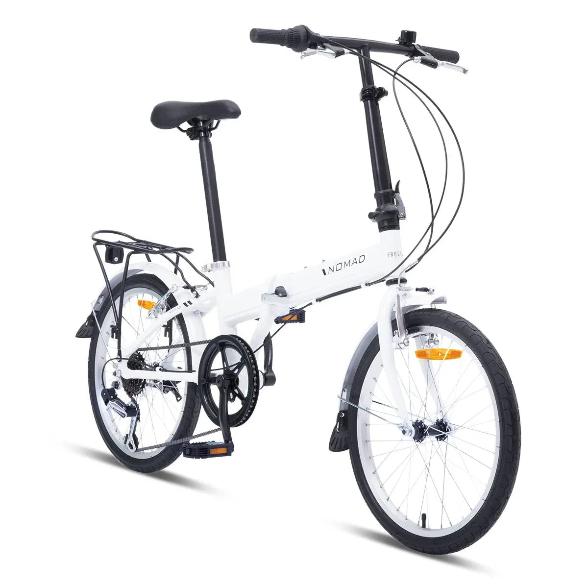 Progear Bikes Nomad Folding Bike 20" in Pearl White V572-BIKPNOMAD20WHT