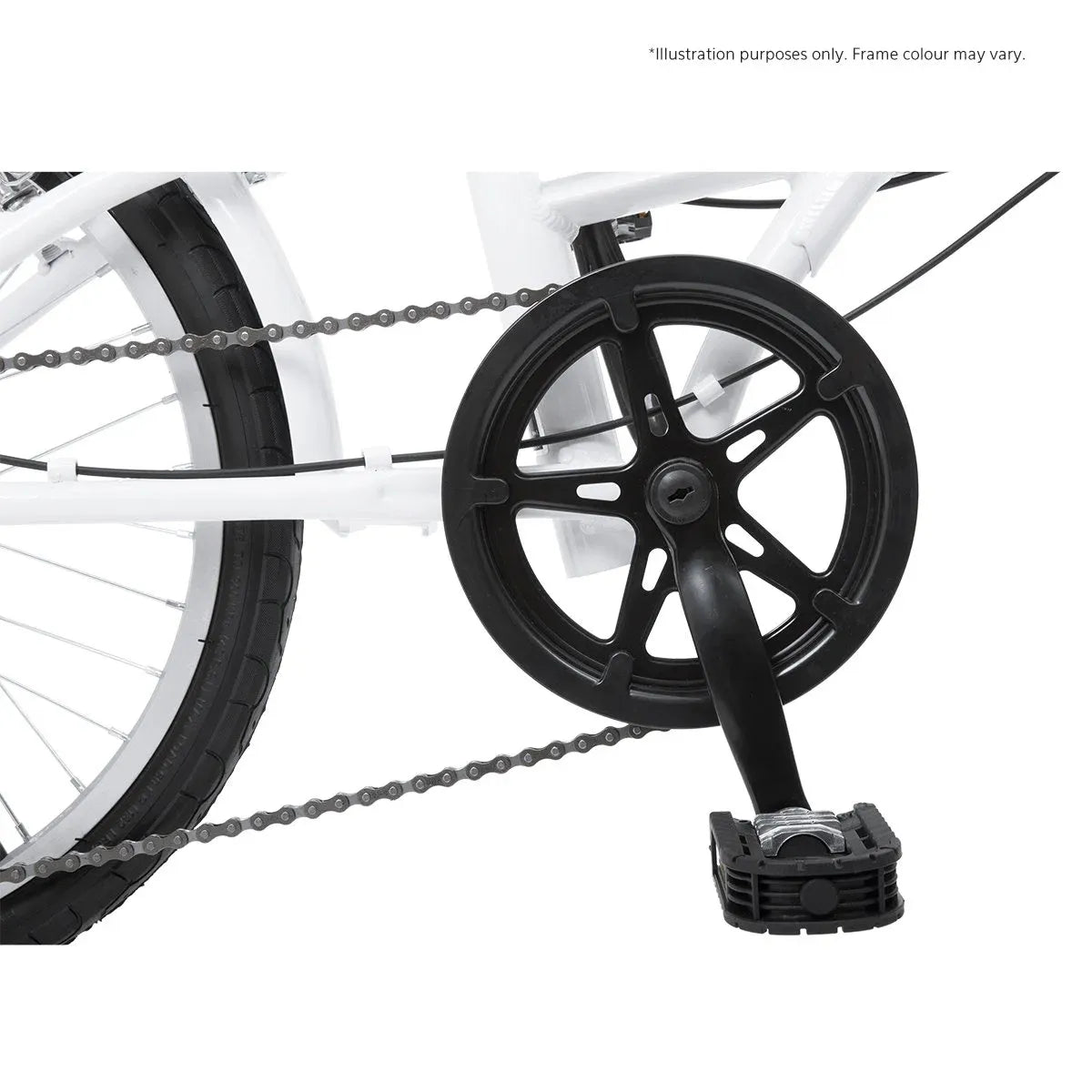 Progear Bikes Nomad Folding Bike 20" in Pearl White V572-BIKPNOMAD20WHT