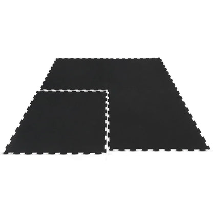 CORTEX 10mm Commercial Interlocking Rubber Gym Tile Mat (1m x 1m) - Set of 36 V572-CSAC-MATIN10-36