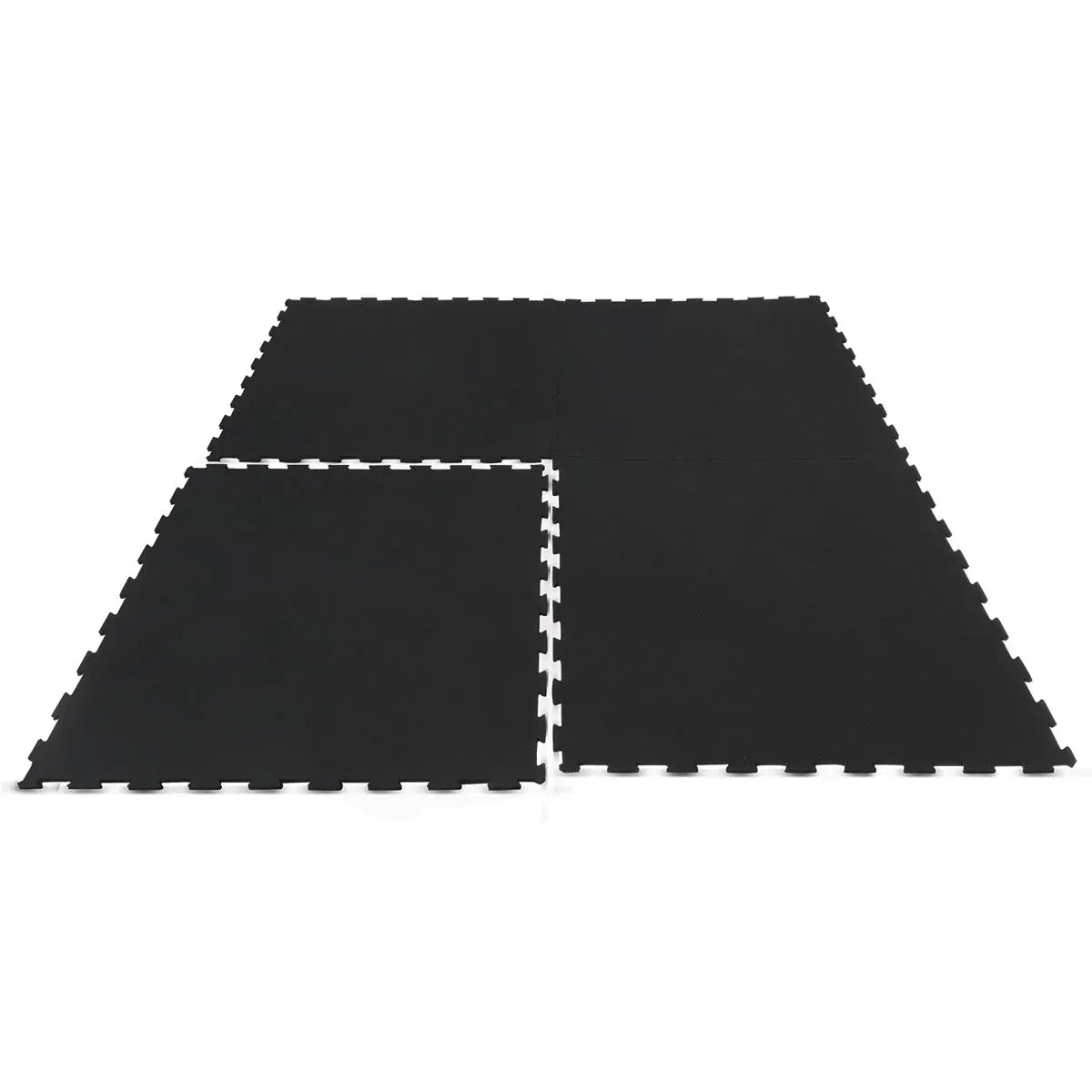 CORTEX 10mm Commercial Interlocking Rubber Gym Tile Mat (1m x 1m) - Set of 6 V572-CSAC-MATIN10-6