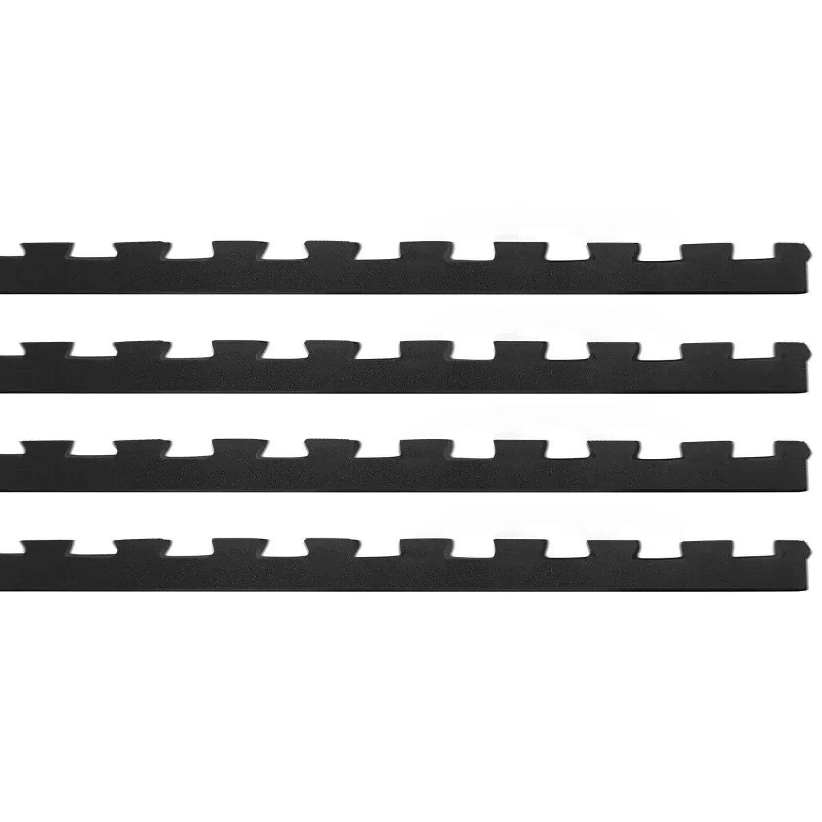 CORTEX Interlocking Gym Floor Mat Edges 4 Pack (Suits CORTEX 10mm Interlocking Mats) V572-CSAC-MATIN10-E