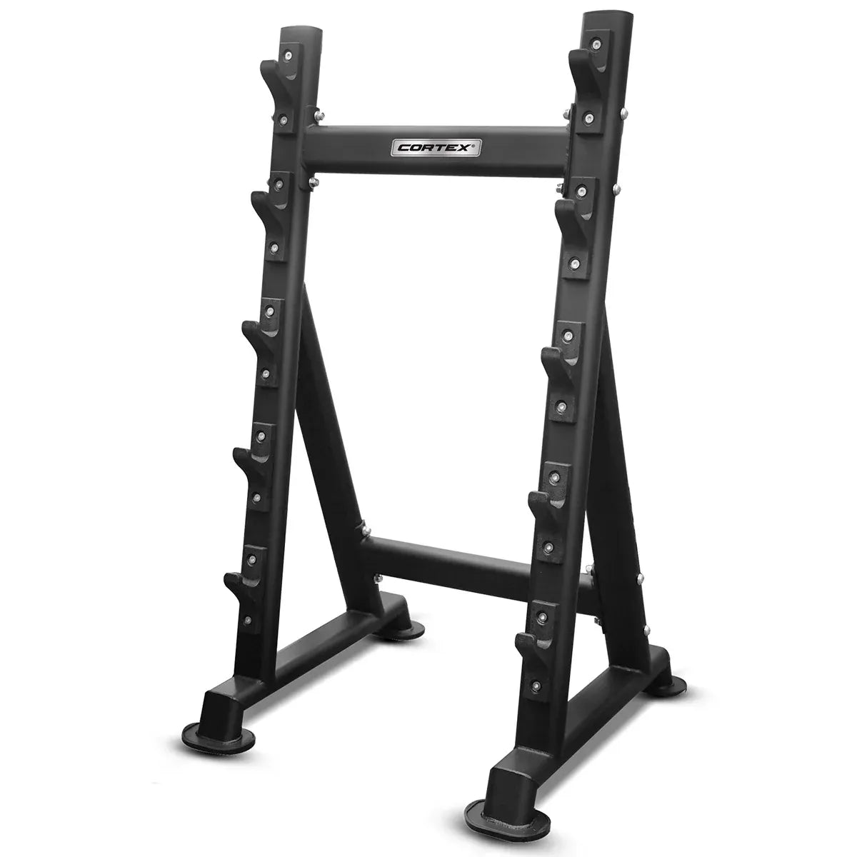 CORTEX 100kg ALPHA Series Fixed Barbell Set with Stand V572-CSBB-STD100