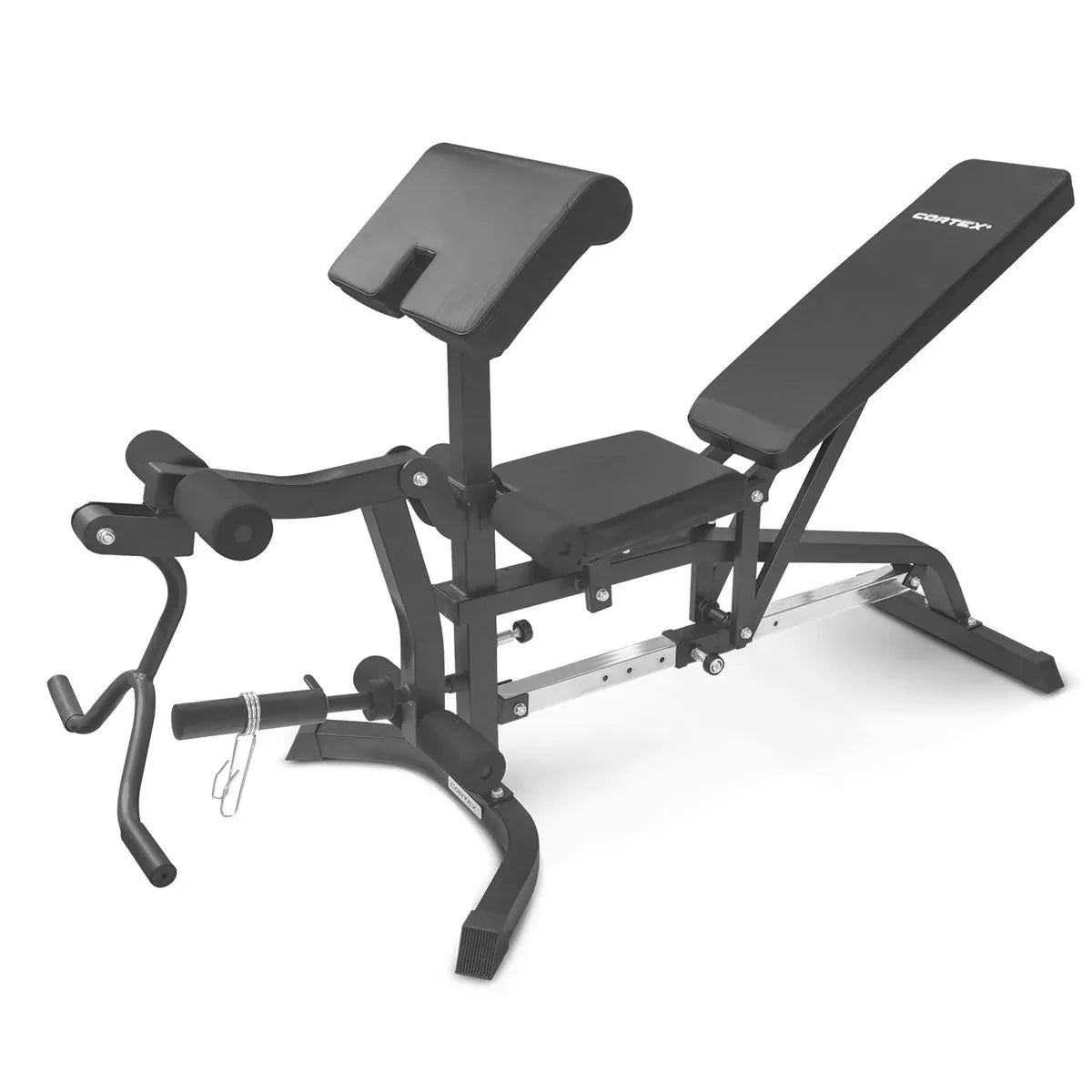 CORTEX BN-11 Exercise FID Bench + 79kg Standard Tri-Grip Weight Plate and Dumbbell Package V572-CSBN-BN11-A
