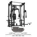 CORTEX PR5 Folding Power Rack with 90kg Standard Tri-Grip Weight & Bar Set V572-CSPR-PR5-A