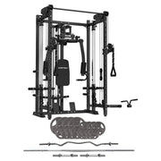 CORTEX PR5 Folding Power Rack with 90kg Standard Tri-Grip Weight & Bar Set V572-CSPR-PR5-A