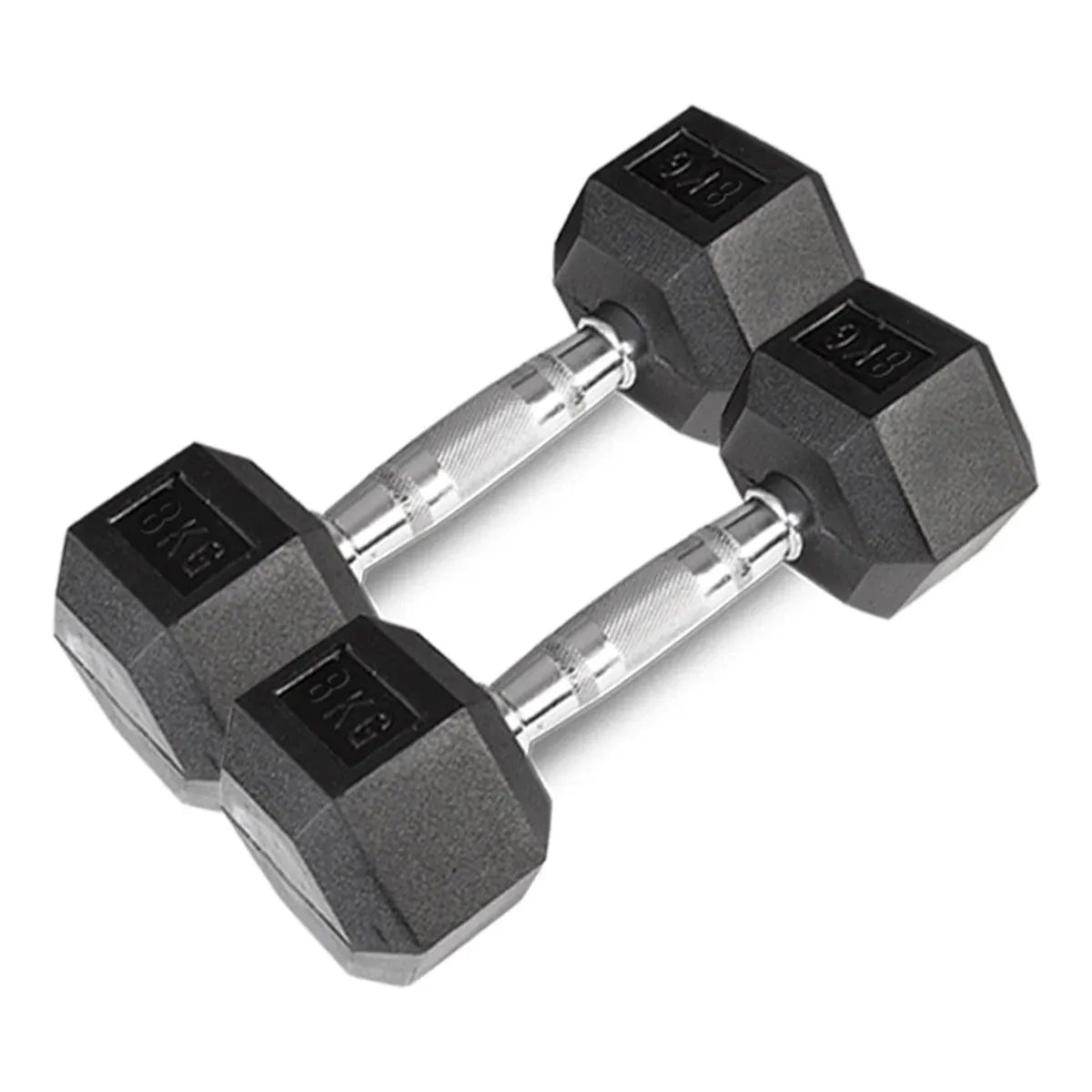 CORTEX 56kg Hex Fixed Dumbbell Set (4, 6, 8, 10kg Pairs) V572-CSST-DBHSET-56