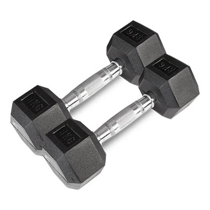 CORTEX 56kg Hex Fixed Dumbbell Set (4, 6, 8, 10kg Pairs) V572-CSST-DBHSET-56