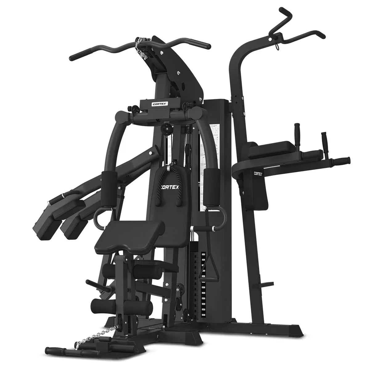 CORTEX GS7 Multi Station Home Gym with Power Rack & Squat Station + 98kg Weight Stack Package V572-CSST-GS7-A