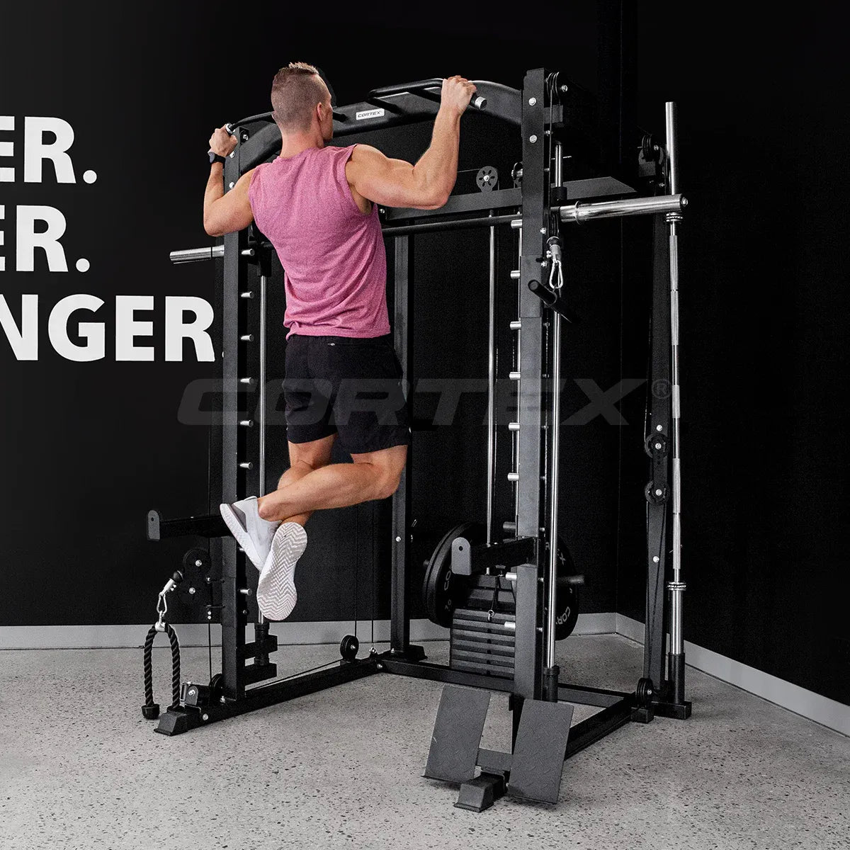 CORTEX SM-20 6-in-1 Power Rack with Smith & Cable Machine V572-CSST-SM20