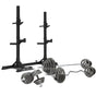 CORTEX SR10 Squat Rack with 90kg Standard Tri-Grip Weight and Bar Set V572-CSST-SR10-B