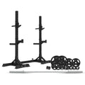 CORTEX SR-10 Squat Rack Package + 100kg Olympic Tri-Grip Weight Plates Package V572-CSST-SR10-C
