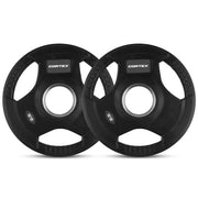 CORTEX SR-10 Squat Rack Package + 100kg Olympic Tri-Grip Weight Plates Package V572-CSST-SR10-C