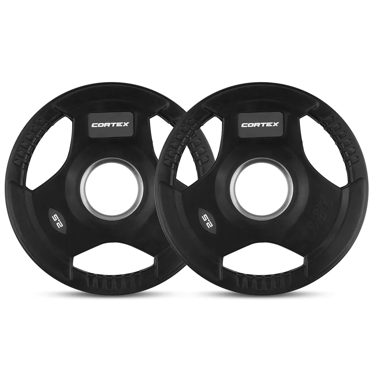CORTEX SR-10 Squat Rack Package + 100kg Olympic Tri-Grip Weight Plates Package V572-CSST-SR10-C